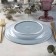 Small “watercolor” plate, d = 24 cm, light gray color