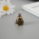 Bool of Brass "Ancient Pattern" 2.8x2x2 cm