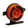 Inertial coil, plastic metal, diameter 5 cm, guide fishing lines, black-orange, 601d