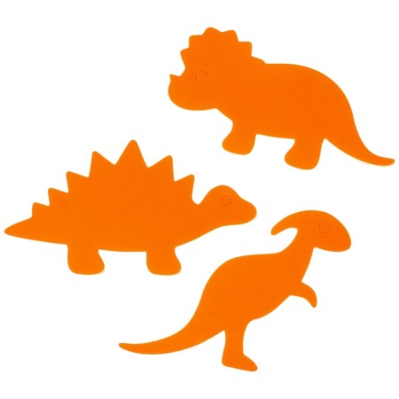 Developing set of stickers for playing in the Dinosaurian bath, 5 elements-11