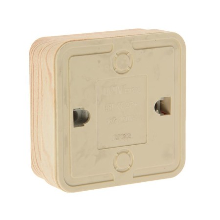 UNIVERSAL Olympus socket, 16 A, single, outer, without salary, pine color-1