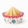 Baking paper form, pink, 3.5 x 2 cm
