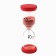 Happy Time sand clock, 10 minutes, 4 x 11 cm, red