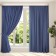 Set of curtains "Canvas", size 200x270 cm, 2 pcs, blue color