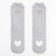 Women's terry socks minku, gray color, size 36-39 (23-25 ​​cm)