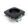 1-seater b/s outlet (mechanism), 250V, 10A, Stekker series Erna, PST10-9109-03, black