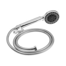 Shower Set Zein Z0205, hose 150 cm, nuts, holder, watering can 5 modes, chrome