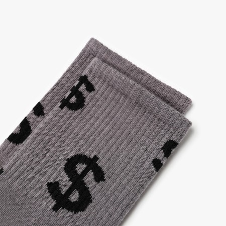 Male socks "bucks" p. 41-44 (27-29 cm), gray-1