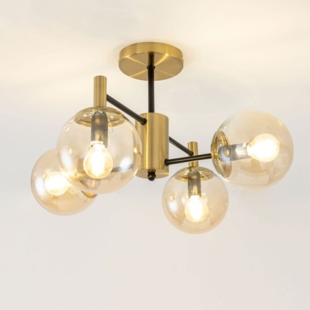 Cutilux Catilux chandelier CL143143 50x50x30 cm, 4x40W, E14, brown color-6