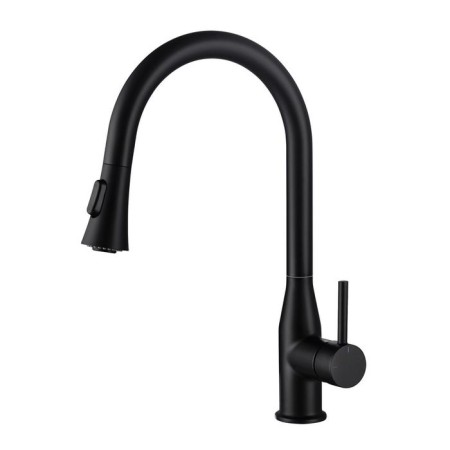 Timo Saona 2336/03FL kitchen mixer, single -leaf, with a drawer, black