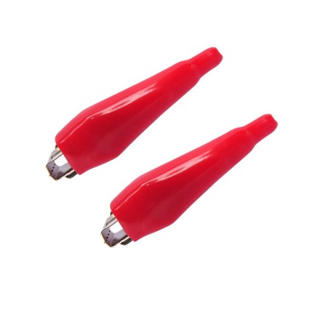 Crocodile clamp in Rexant isolator, length 56 mm, 5 A, 2 pcs-1