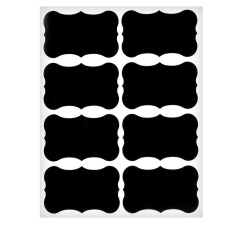 The stickers are waterproof, a set of sheets is 5 pcs., Cretaceous marker, size 1 stickers - 88 × 55 mm-3