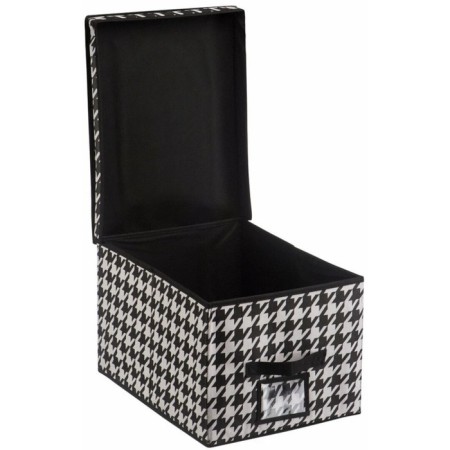 Storage box "Petit", 40x30x25 cm, black and white-2