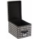 Storage box "Petit", 40x30x25 cm, black and white