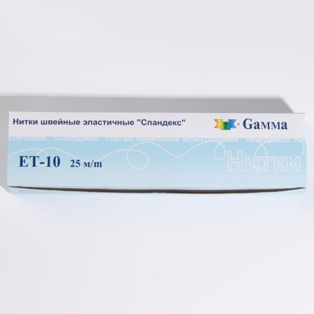 Нитки эластичные, 25 м, цвет чёрный-2