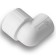 Aqualink transitional square, polypropylene, d = 25-20 mm, 90 °