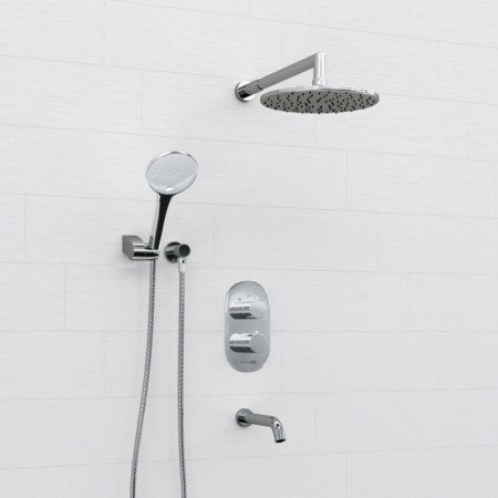 The shower system wasserkraft a174819 Thermo, built -in, thermostat, tropical shower, chrome 1012020