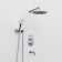 The shower system wasserkraft a174819 Thermo, built -in, thermostat, tropical shower, chrome 1012020