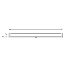 LED LED era SPO-5, 1196x76x25 mm, IP20, 36W, 2400LM, 6500K, white