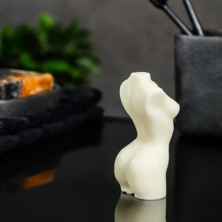 Figure soap "Women's body No. 1" White, 80g-1