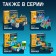 Electronic designer "Tank", 145 parts