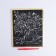 Engraving in the frame "Vase with flowers" with a metallic effect "silver"