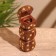 Dice play in a box 12x4x4 cm, wood shisham