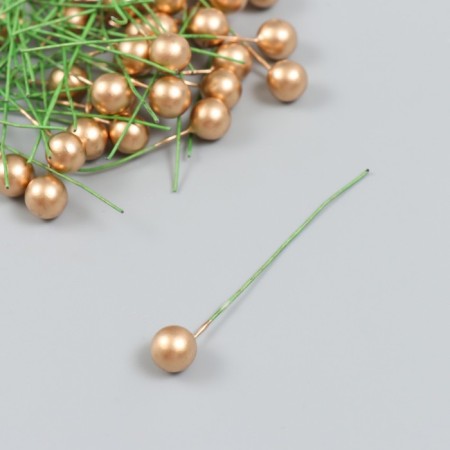 Stream for flowers "Ball gold" d = 0.8 cm 6x0.8x0.8 cm-1