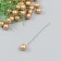 Stream for flowers "Ball gold" d = 0.8 cm 6x0.8x0.8 cm