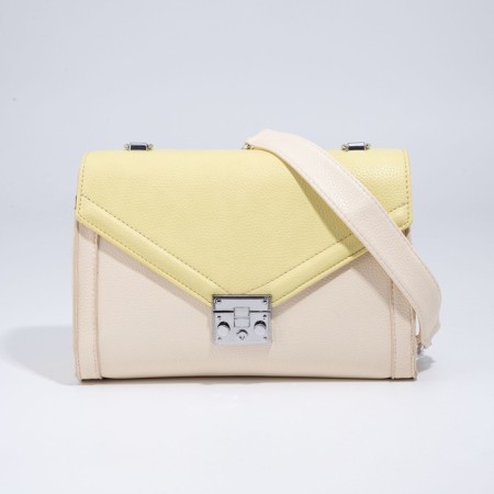Bag-mixer on the valve, beige/yellow color