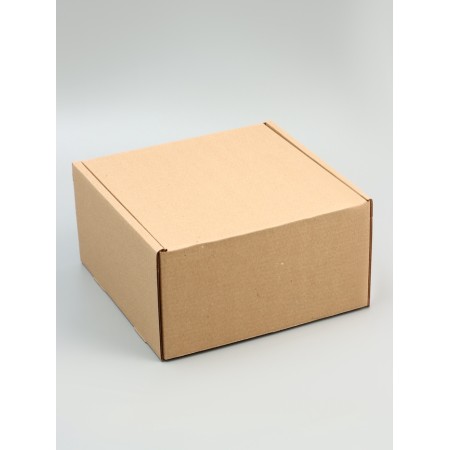 Self -assembly box, crafting, brown 27 x 27 x 15 cm-4