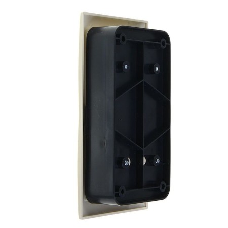 Block "Kuntsevo" Selena 8171, 2 keys, hidden, with a socket, ivory color-1