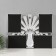 Photo frame plastic in 4 photos 10x15 "Vase with spikelets" white-gold 41.5x32.2x2.5 cm