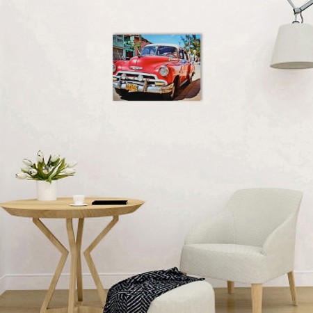 Picture on canvas "Red Retro -Mobile" 30x40 cm-1
