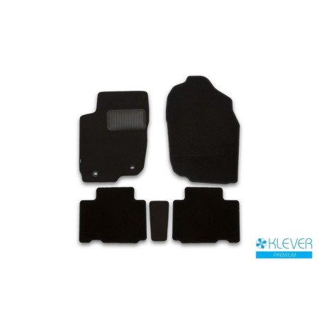 Rugs in the cabin Klever Premium Toyota Rav 4, 2015-2016, cross., 5 pcs. (textile)