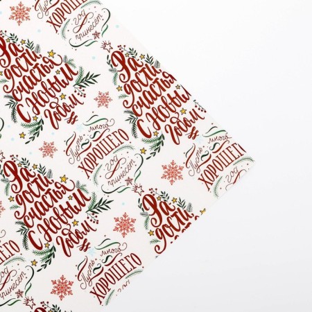 Paper Packe Glossy "Joy in the New Year", 50 x 70 cm, New Year-4