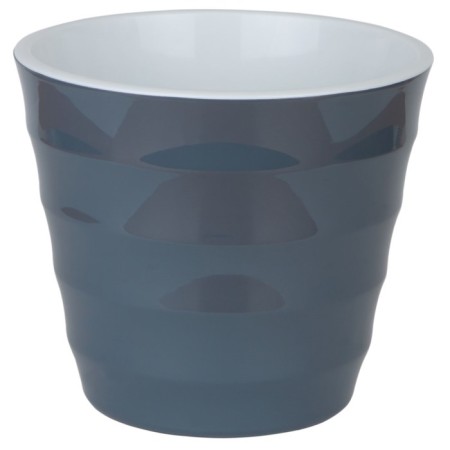Plastic pot Live-In-Green with the Laura tab, d = 27 cm, 9 l, color anthracite