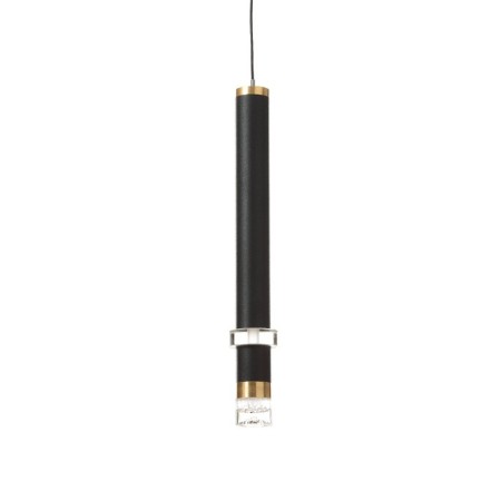 Suspension lamp "Regent" LED 5W 4000K black 3.3x3.3x30-130cm-1