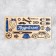 An envelope for money with a wooden element "Congratulations!" Men's accessories, 16.5 x 8 cm