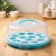 Tortovitsa with a lid of a share, a removable stand for cakes, 13 cells, d = 28 cm, color mix