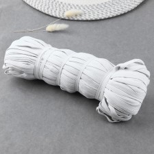 Rubber band, 8 mm, 100 m, white color