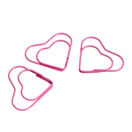 Minker Office Color Globus "Heart", 28 mm, 12 pieces, pink, Eurobox-1
