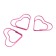 Minker Office Color Globus "Heart", 28 mm, 12 pieces, pink, Eurobox