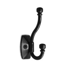 Hook furniture tundra TKD032, two -rod, black metallic