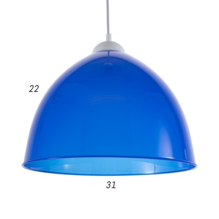 Bayerlux suspension Bayerlux "Andrian 2" 1 Lamp 15W E27 Blue-4
