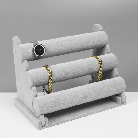 Catch for clocks, bracelets, phlock, 3 rollers, 30*17*22.5 cm, d = 5 cm, color gray color-3
