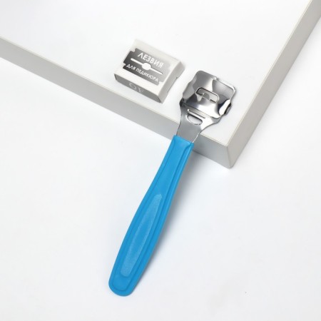 Pedicure machine, with interchangeable blades, 14 cm, PVC - case, color mix-1