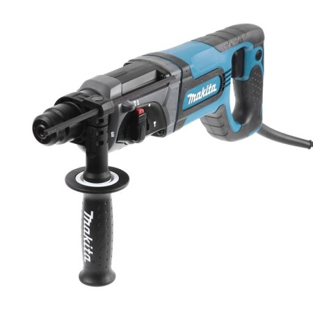 Perforator Makita HR 2475, SDS-Plus, 780W, 2.7J, 3-solution. D-shaped handle weight 3kg