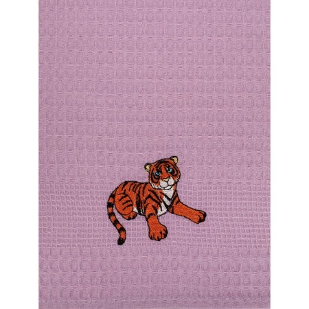 A set of wuffed napkins Diva Afrodita "Tiger", size 40x60 cm, 2 pcs-2