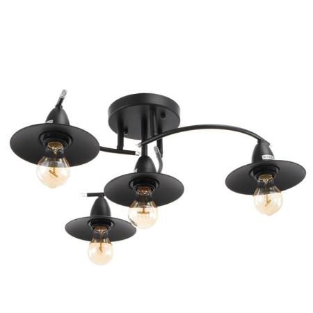 Chandelier 70008/4 4x40W E27 Black 50x50x30 cm-3